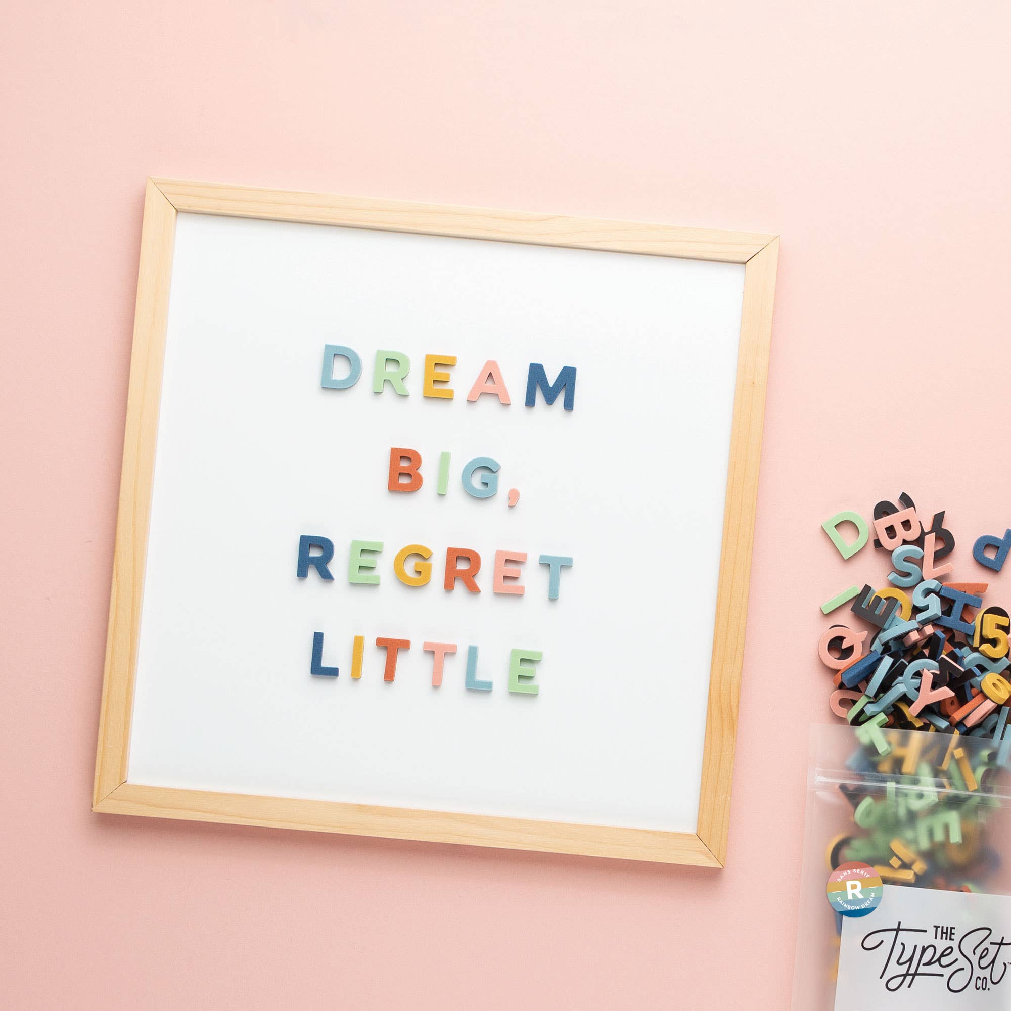 1" 200pc Rainbow Dream Magnetic Letters from Anderson Parker