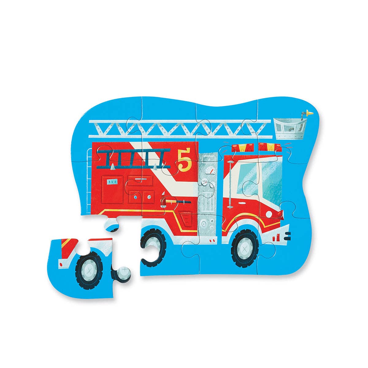12-Piece Shaped Box Puzzle - Fire Truck from Anderson Parker