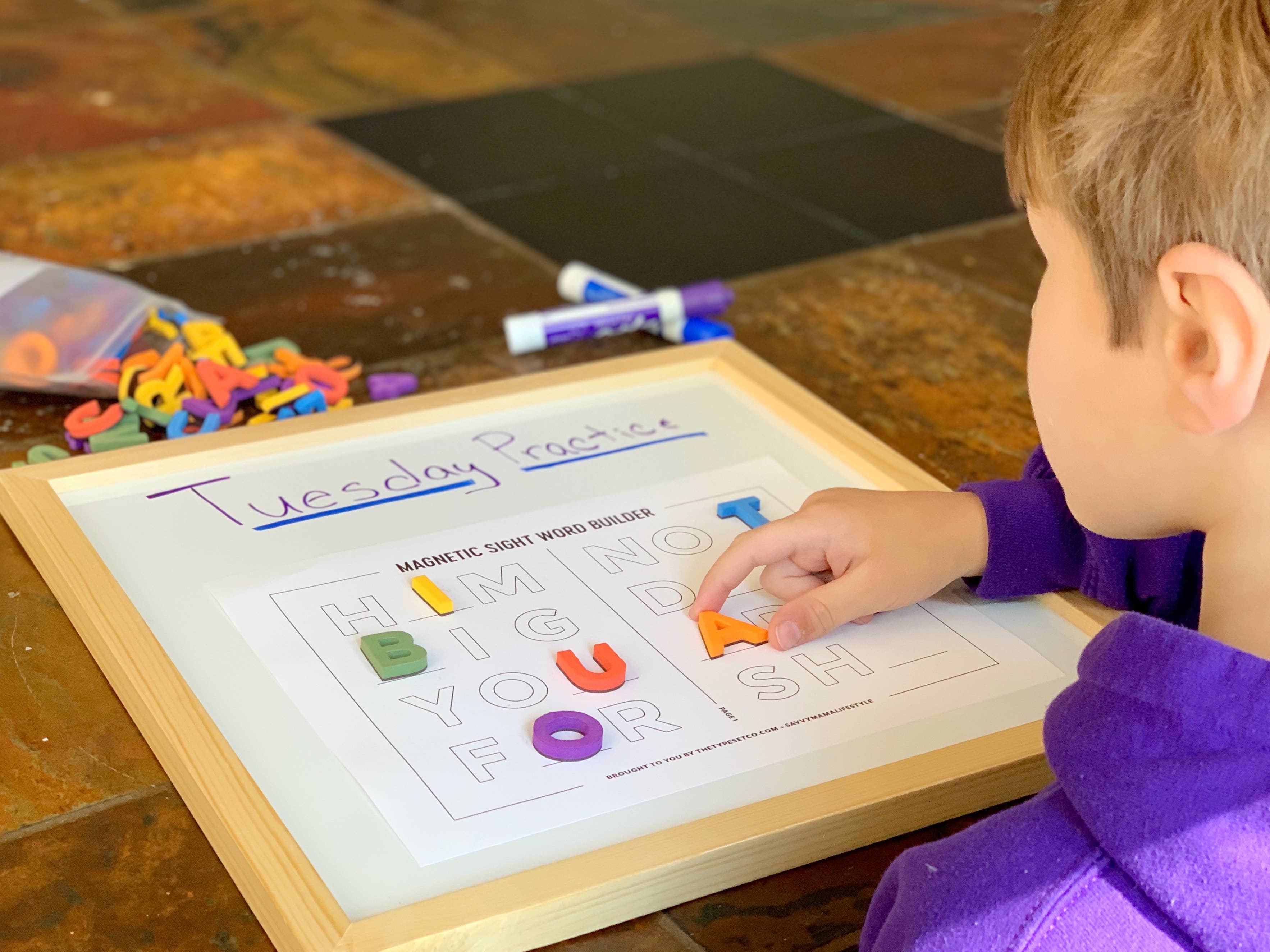 15x15 Magnetic Whiteboard from Anderson Parker