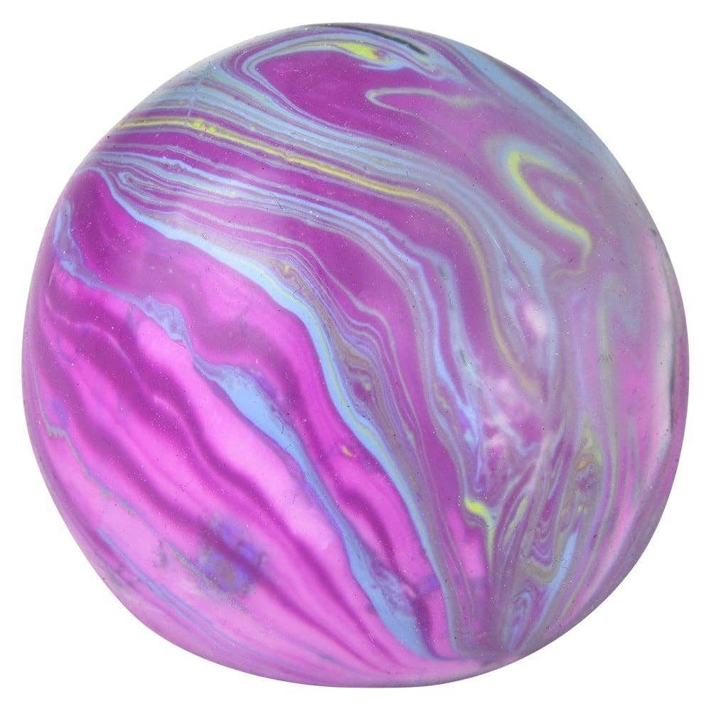 2.33" SQUISH AND STRETCH MARBLEIZED GUMMI BALL LLB kids toys from Anderson Parker