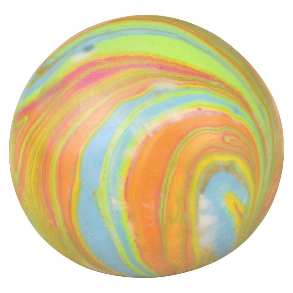 2.33" SQUISH AND STRETCH MARBLEIZED GUMMI BALL LLB kids toys from Anderson Parker