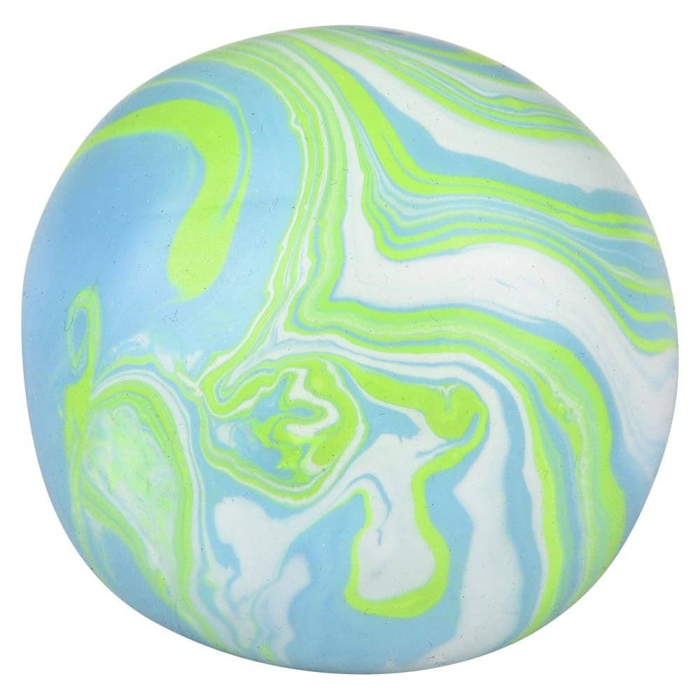 2.33" SQUISH AND STRETCH MARBLEIZED GUMMI BALL LLB kids toys from Anderson Parker