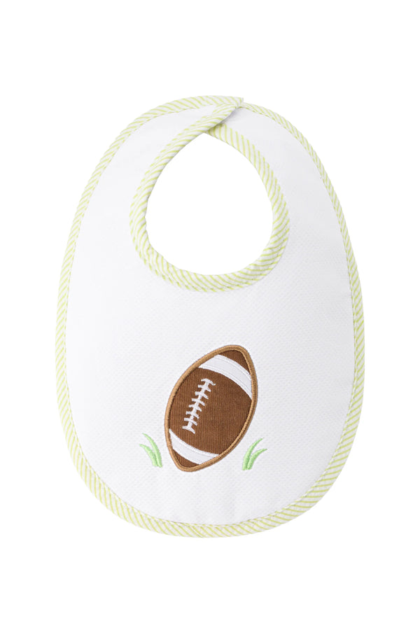 Football Applique Basic Bib