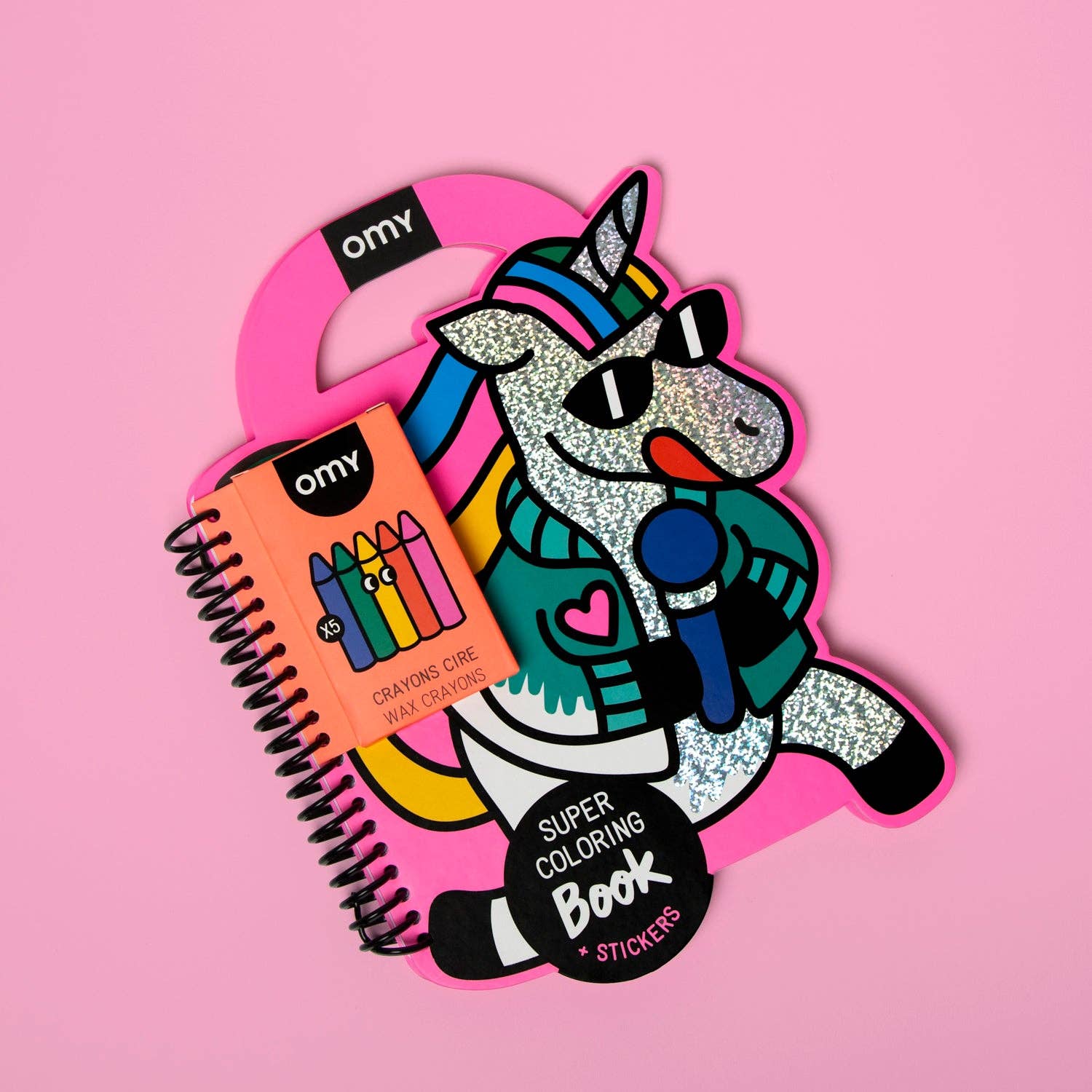UNICORN SUPER COLORING & STICKER BOOK from Anderson Parker