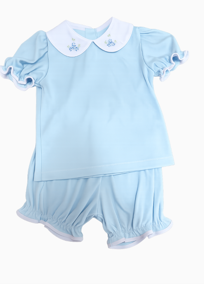 2PC Girl Set w/ Blue Floral from Anderson Parker