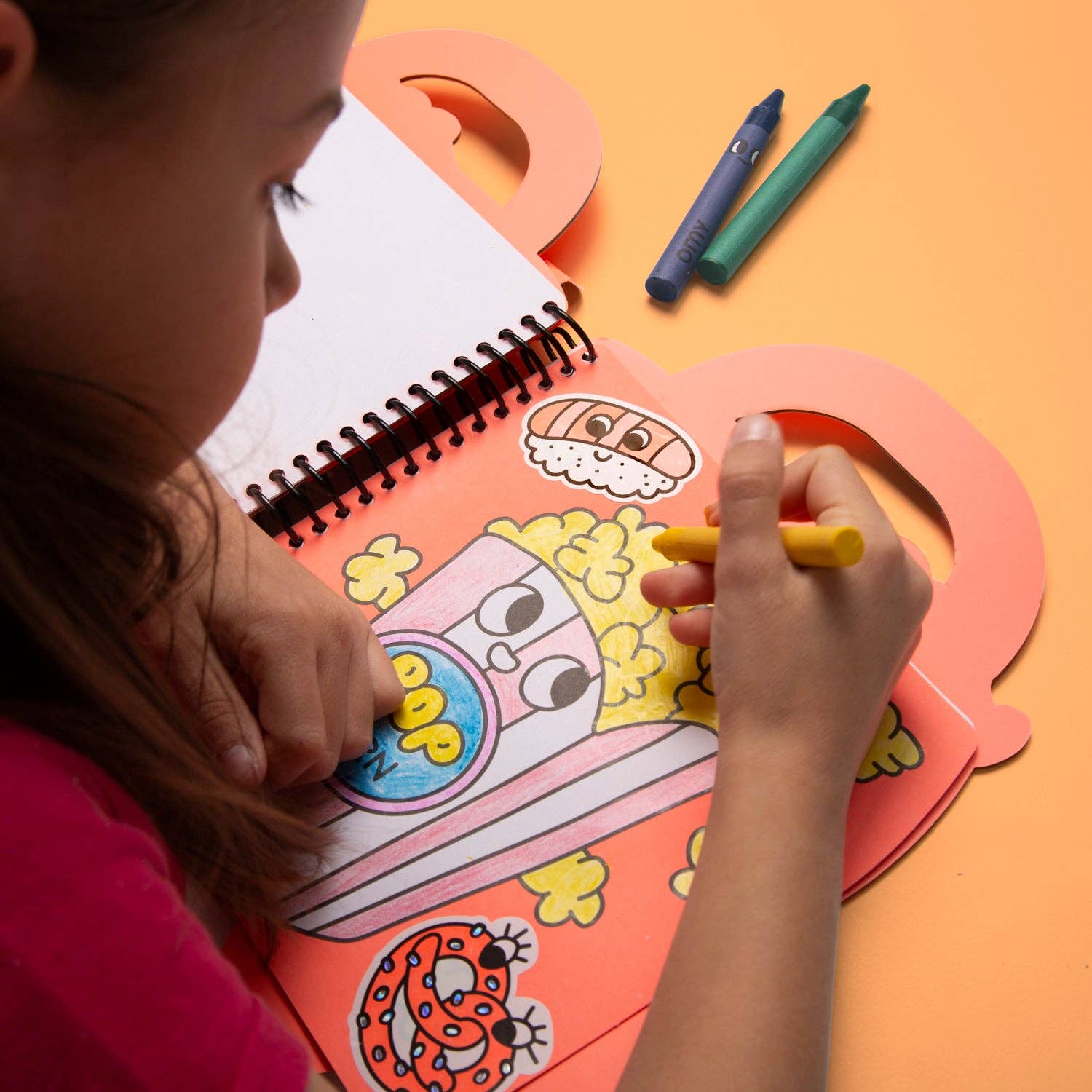YUMMY SUPER COLORING & STICKER BOOK from Anderson Parker