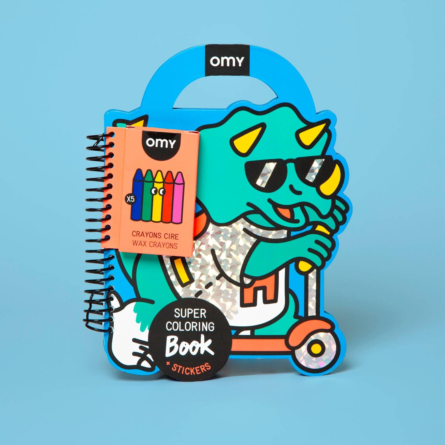 DINO SUPER COLORING & STICKER BOOK from Anderson Parker