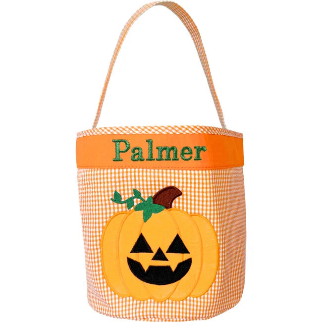 Customizable Pumpkin Candy Tote from Anderson Parker