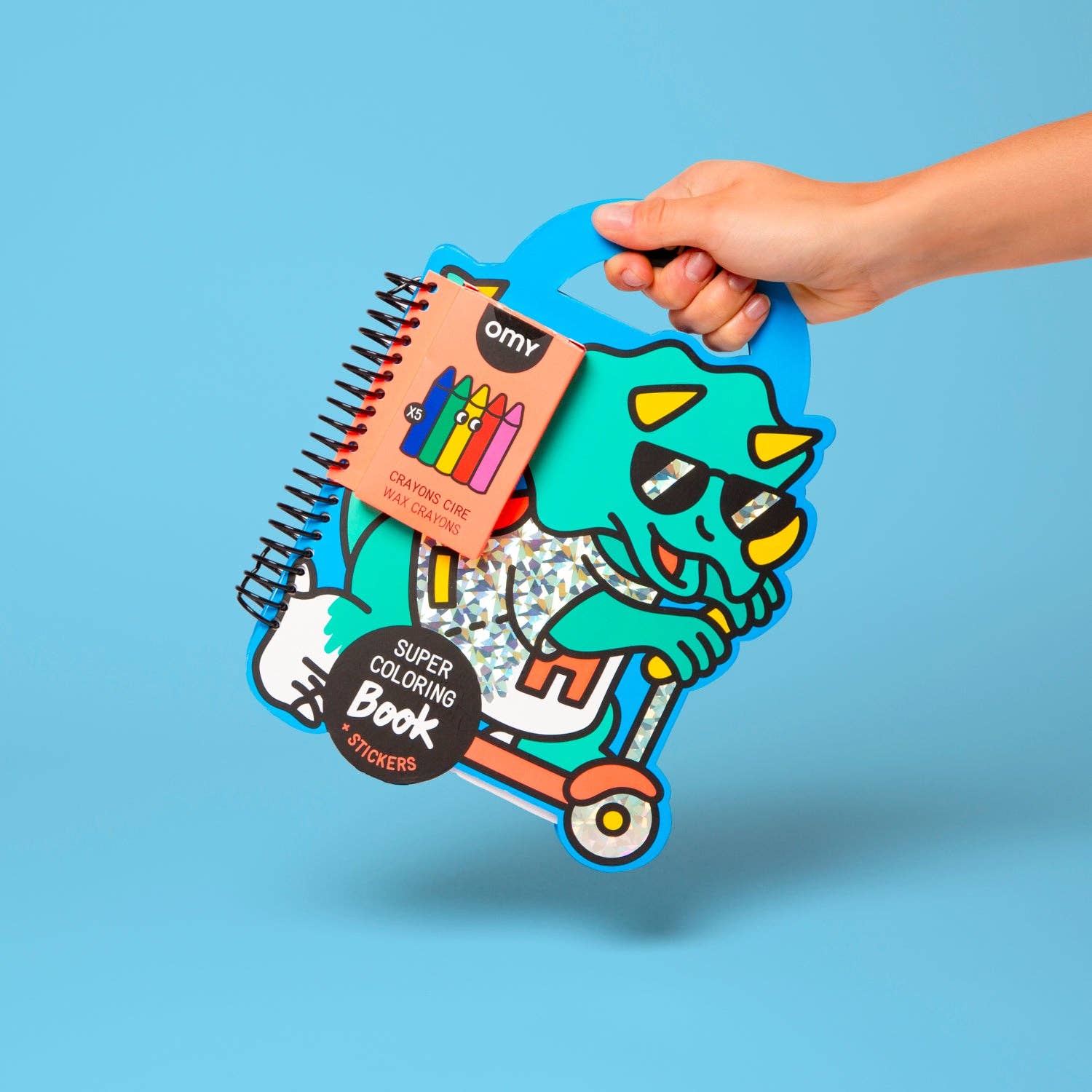 DINO SUPER COLORING & STICKER BOOK from Anderson Parker