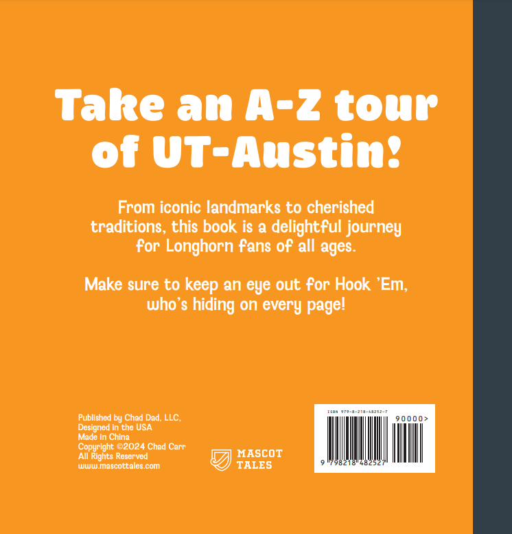 B is for Bevo - University of Texas Children's Book from Anderson Parker