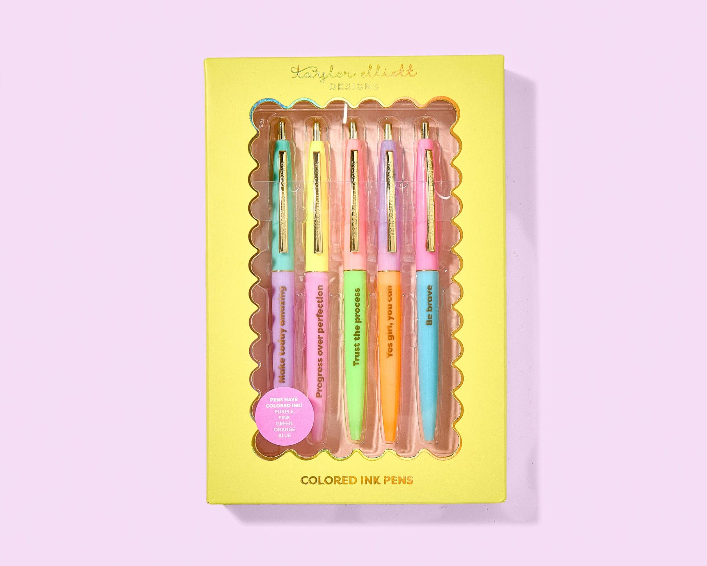 Pen Set - Motivational - Affirmations - 5 Piece Set from Anderson Parker