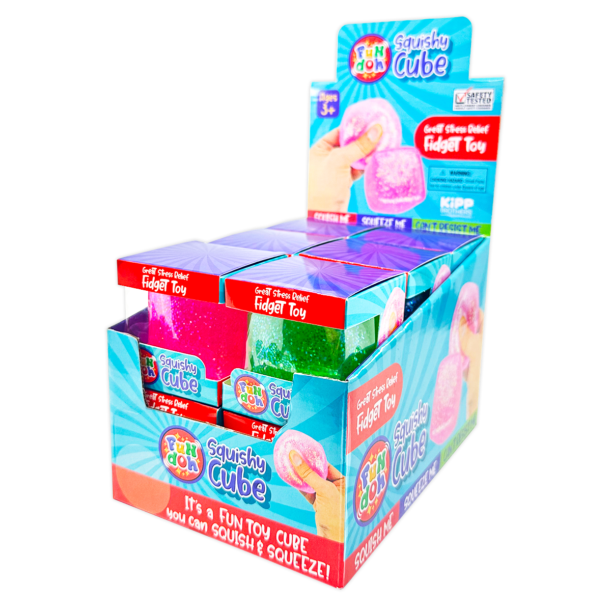 Squish & Squeeze Cube Ball Toy Assortment from Anderson Parker