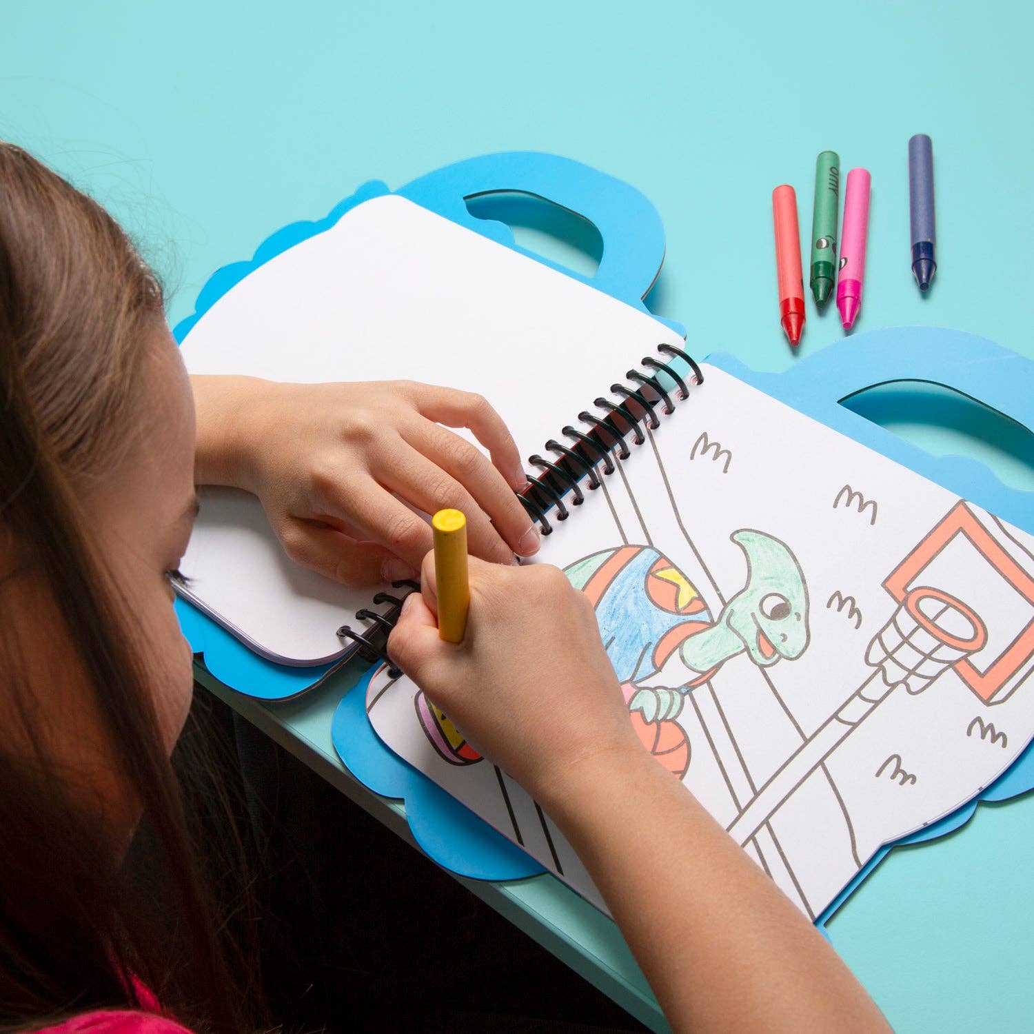 DINO SUPER COLORING & STICKER BOOK from Anderson Parker