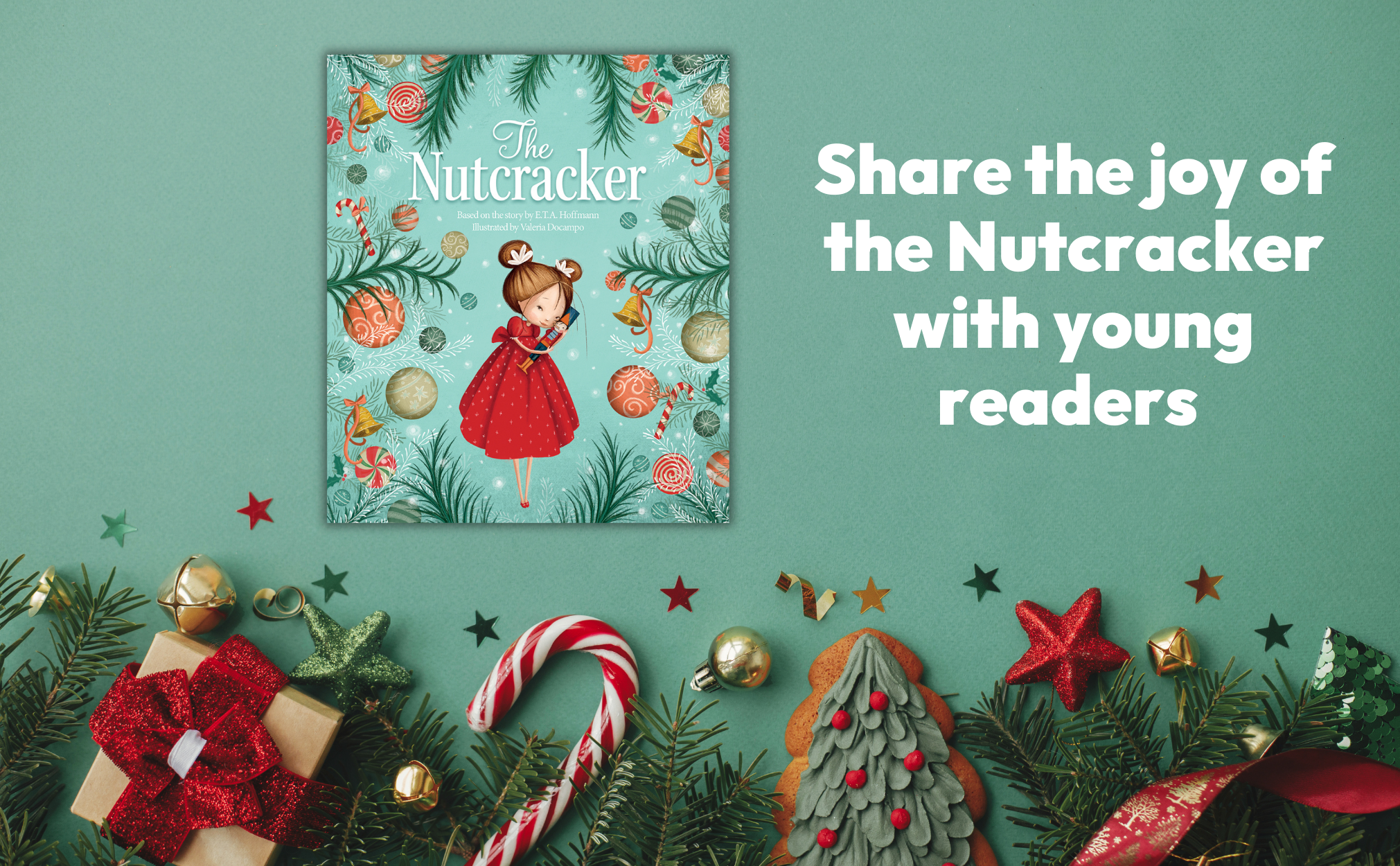 Nutcracker Large Hardcover Classic Christmas Picture Book from Anderson Parker