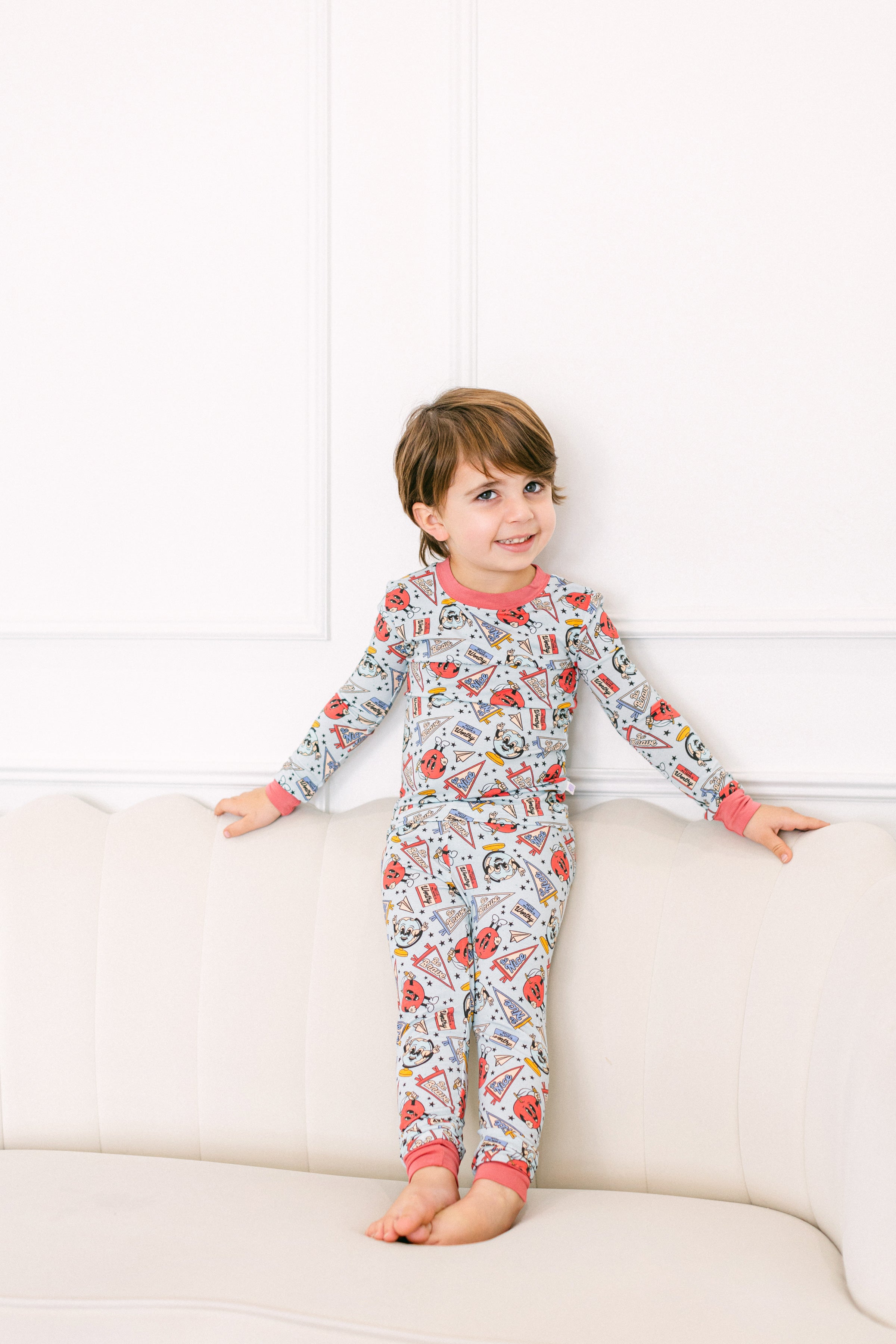 Blue Brave PJ Set from Anderson Parker