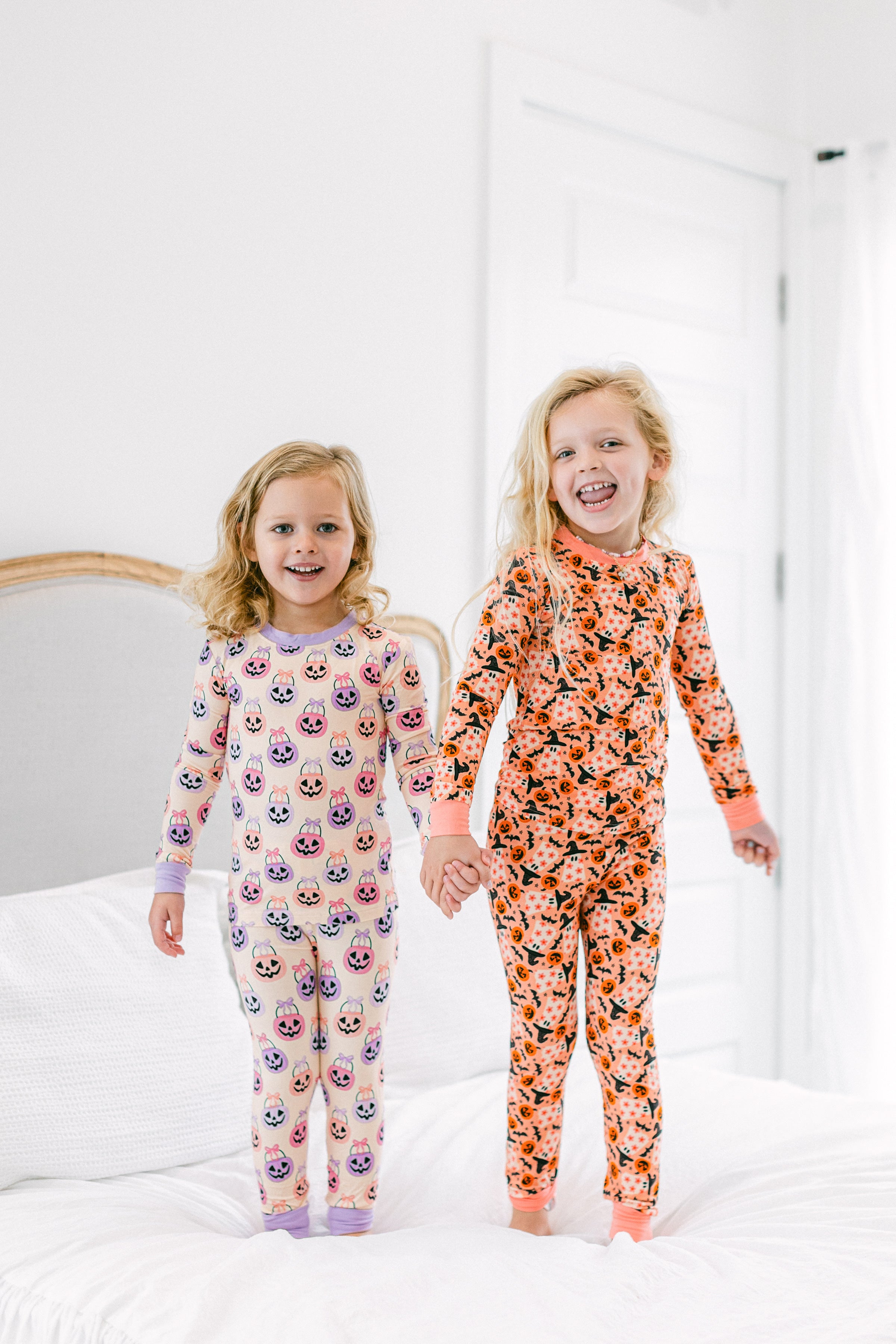 Pink Halloween Bucket PJ Set from Anderson Parker