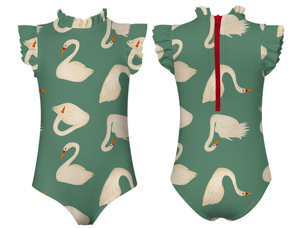 ALISON ONE PIECE - SWAN LOVE VERDE from Anderson Parker