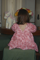 ALLY LS FLOWER DRESS - VEILED ROSE from Anderson Parker