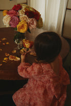ALLY LS FLOWER DRESS - VEILED ROSE from Anderson Parker
