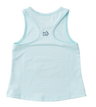 Active Racerback Tank Top - Aruba Blue Stripe from Anderson Parker