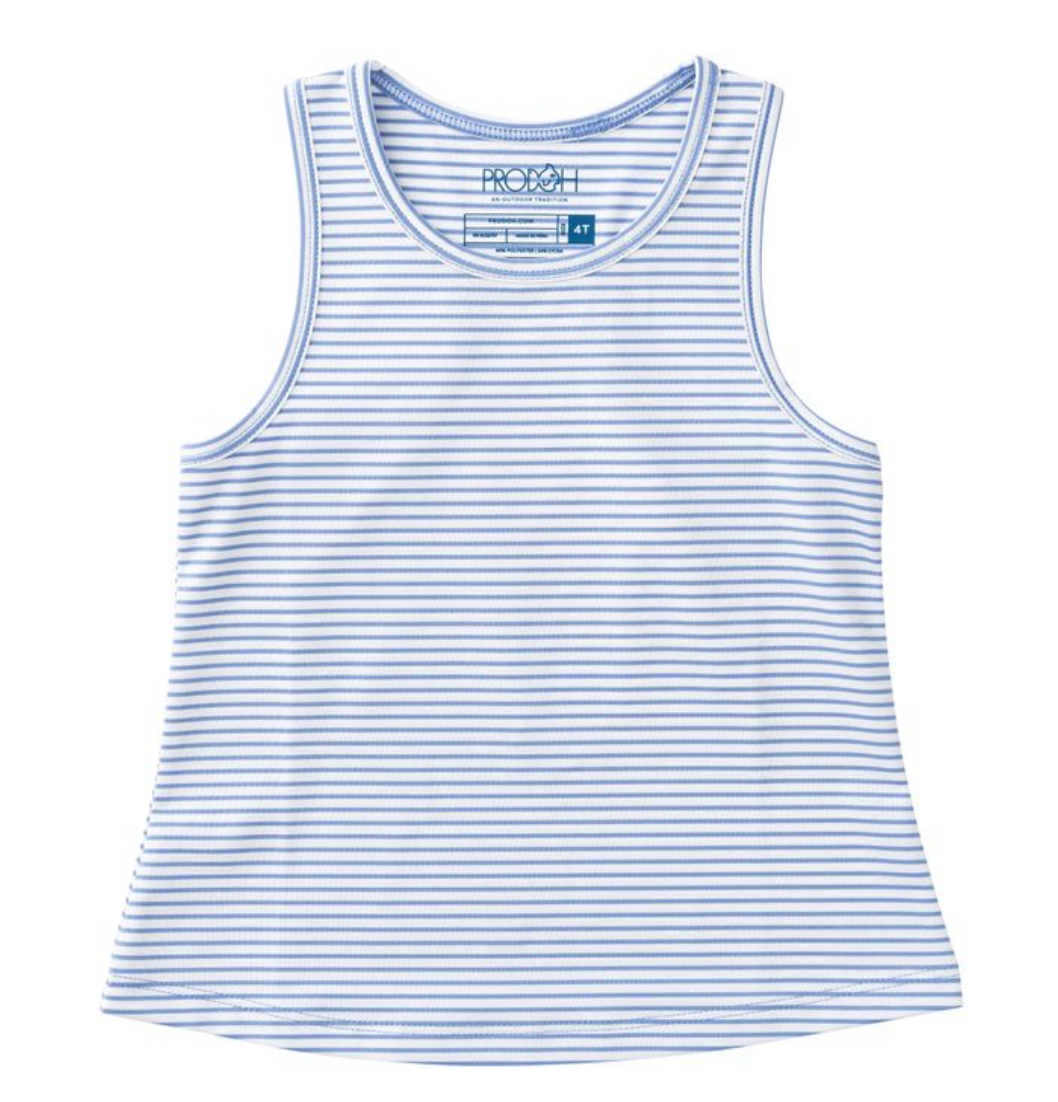 Active Racerback Tank Top - Persian Jewel Stripe from Anderson Parker