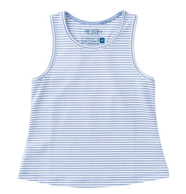 Active Racerback Tank Top - Persian Jewel Stripe from Anderson Parker