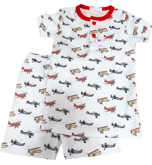 Airplanes Two Piece PJ Set from Anderson Parker