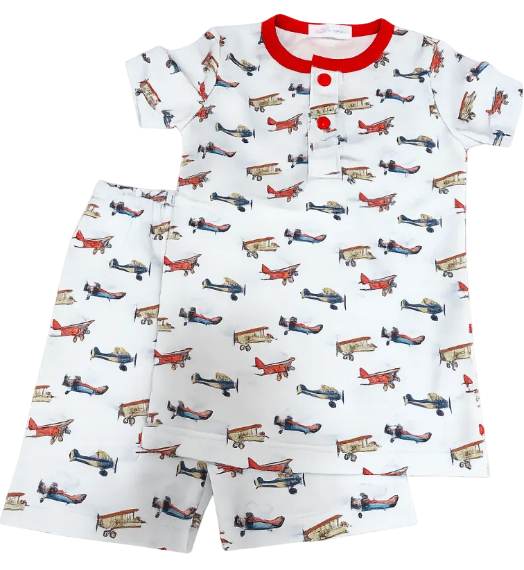 Airplanes Two Piece PJ Set from Anderson Parker