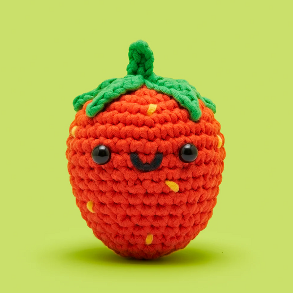 Alice the Strawberry Crochet Kit from Anderson Parker