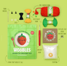 Alice the Strawberry Crochet Kit from Anderson Parker