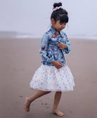 All About The Patch Crop Denim Jacket from Anderson Parker
