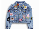 All About The Patch Crop Denim Jacket from Anderson Parker