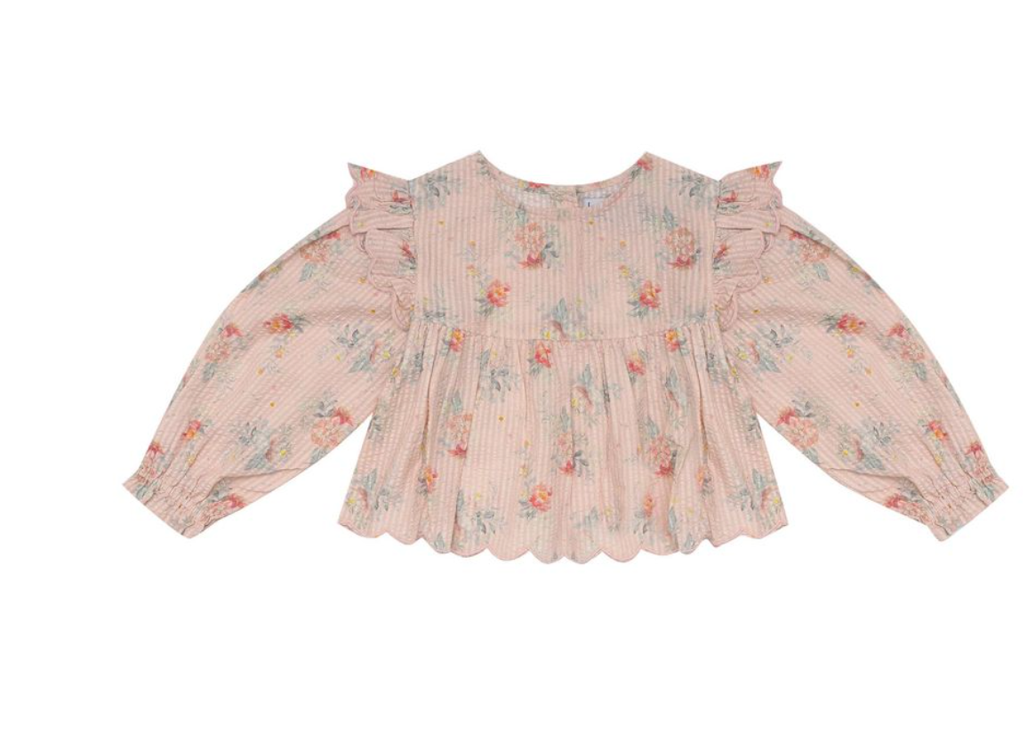 Allie Top - VoVo Pink Country Garden from Anderson Parker