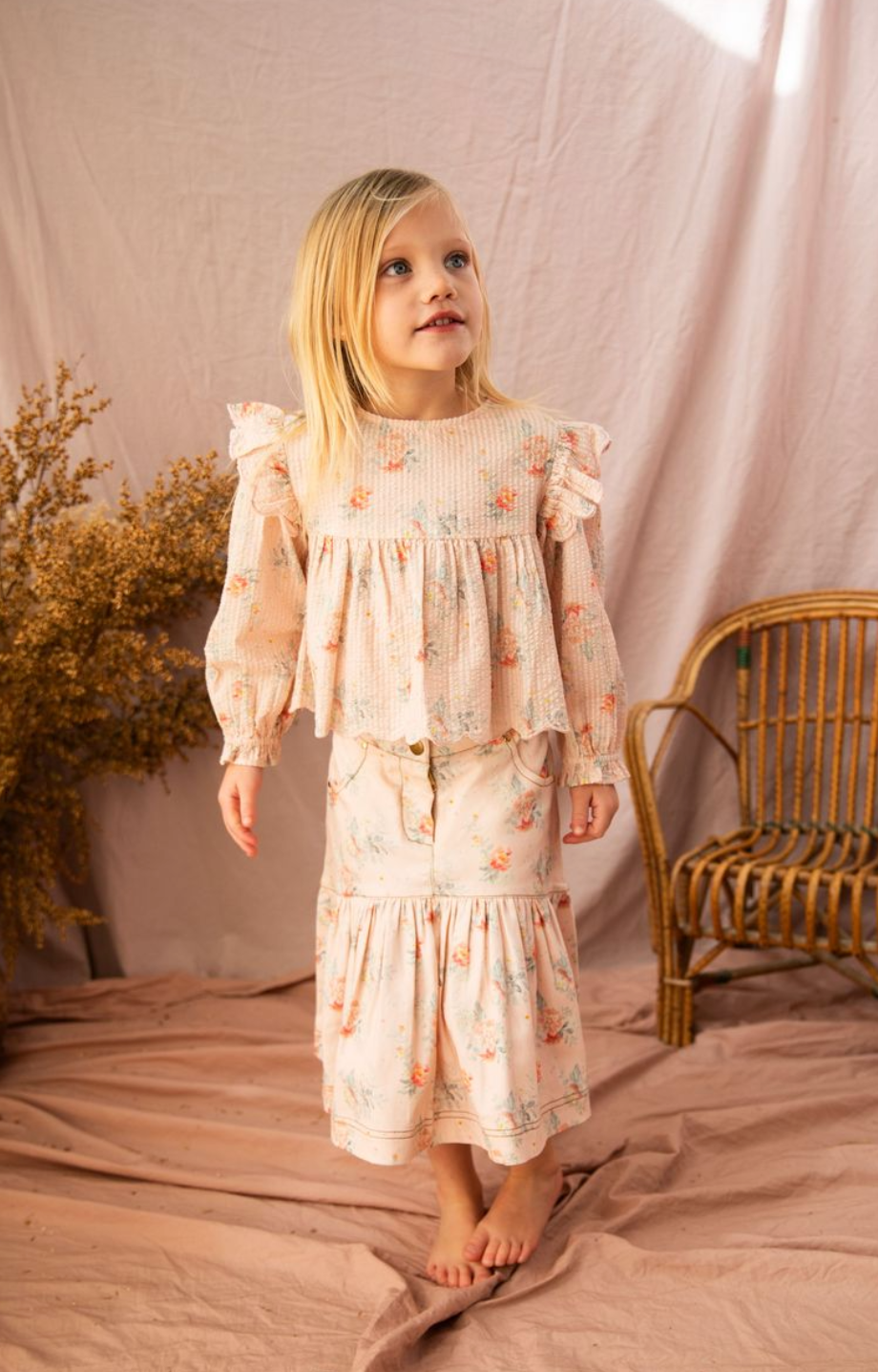 Allie Top - VoVo Pink Country Garden from Anderson Parker