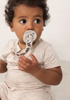 Alo Embroidery - Pacifier Cord - Trains Embroidery from Anderson Parker