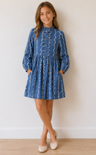 Amelia Dress - Chamonix Chambray Embroidery from Anderson Parker