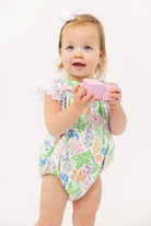 Angel Sleeve Blythe Bubble - Gaston St Garden/Worth Ave White from Anderson Parker