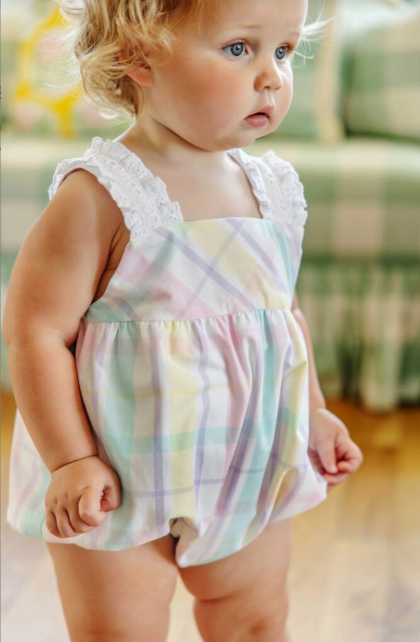 Babs Bubble - Woven Yarn - Brunch Plate Plaid/Worth Ave White from Anderson Parker