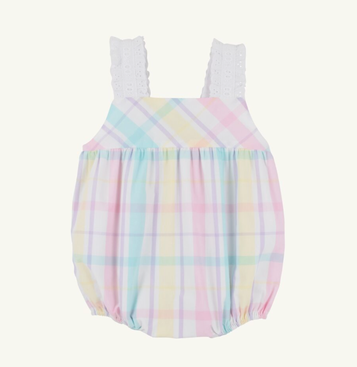 Babs Bubble - Woven Yarn - Brunch Plate Plaid/Worth Ave White from Anderson Parker