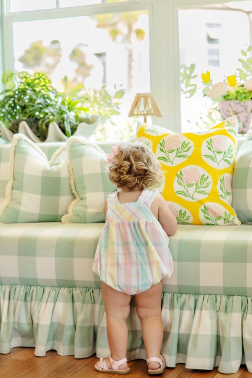 Babs Bubble - Woven Yarn - Brunch Plate Plaid/Worth Ave White from Anderson Parker