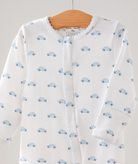 Baby Basics: Little Blue Wheels Organic Cotton Baby Pajamas from Anderson Parker