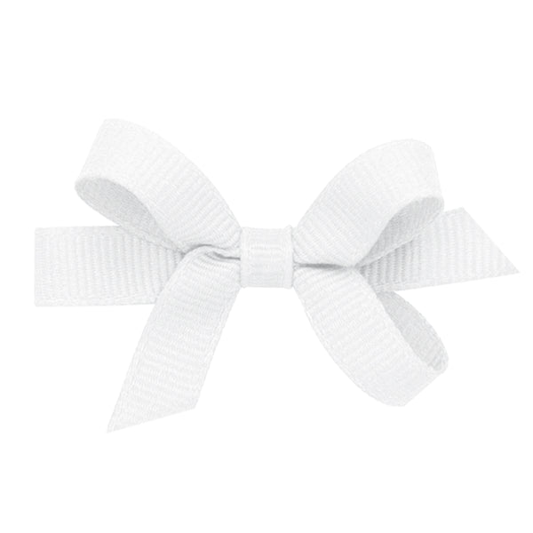 Baby Classic Grosgrain Girls Hair Bow - White from Anderson Parker