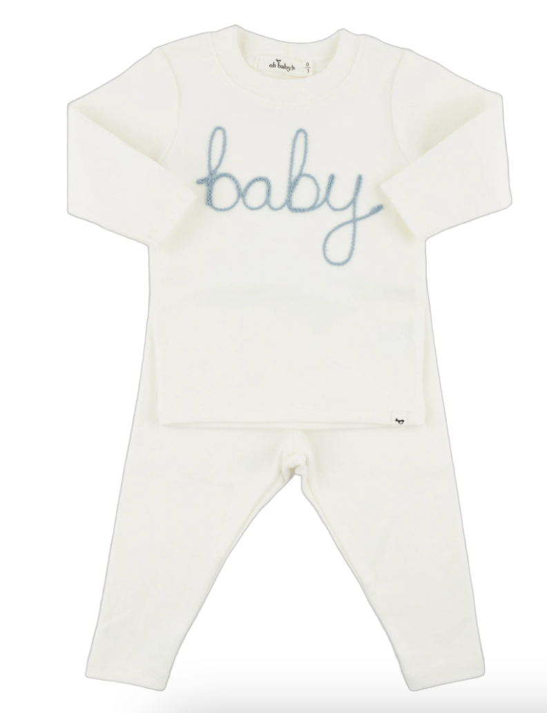 "Baby" Embroidered 2pc Set from Anderson Parker
