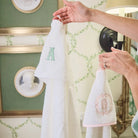 Baby Hooded Towel - White on White from Anderson Parker