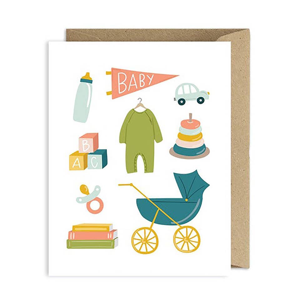 Baby Illustrations Greeting Card from Anderson Parker