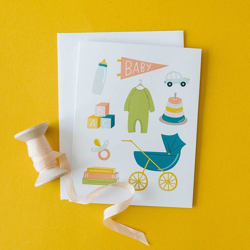 Baby Illustrations Greeting Card from Anderson Parker