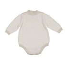 Baby Knit Romper — Oatmeal Stripe from Anderson Parker