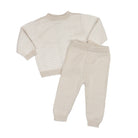Baby Knit Sweater and Pant Set — Oatmeal Stripe from Anderson Parker