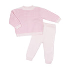 Baby Knit Sweater and Pant Set — Pink Stripe from Anderson Parker