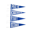 Back To School Pennants - Rockefeller Royal/Worth Ave White from Anderson Parker